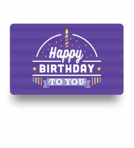 E-Gift Card: Birthday