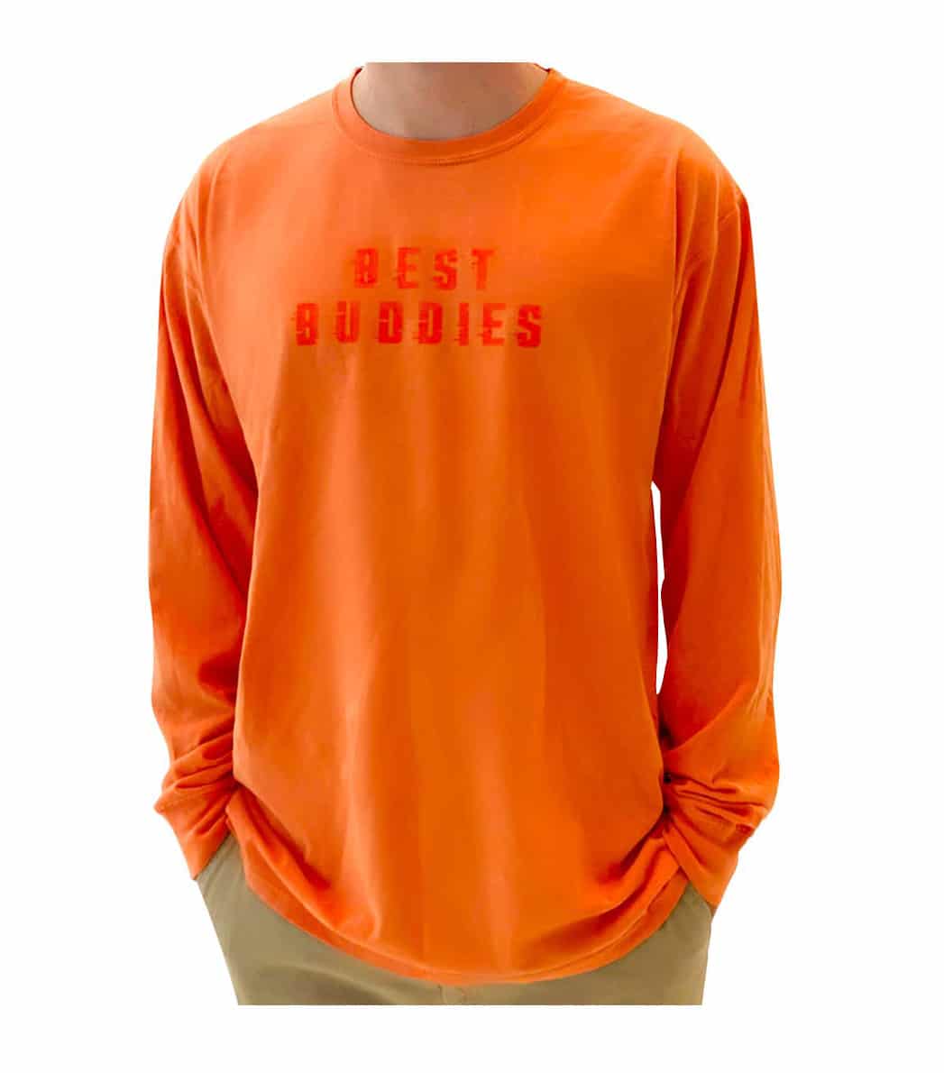 Best Buddies Long Sleeve Tee (Orange)