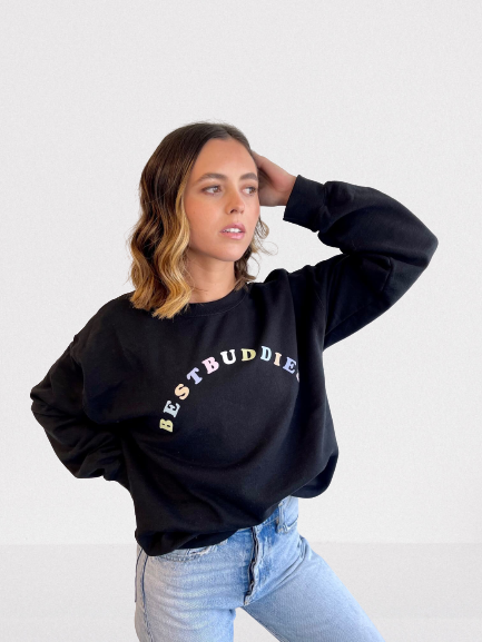 Best Buddies Pastel Sweater (Black) - Shop Best Buddies