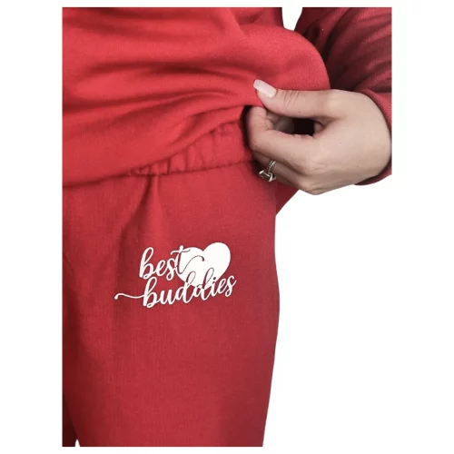 Valentine's Love Red Front Sweatpants logo