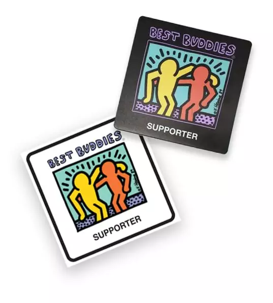 Best Buddies Magnet and Window Cling