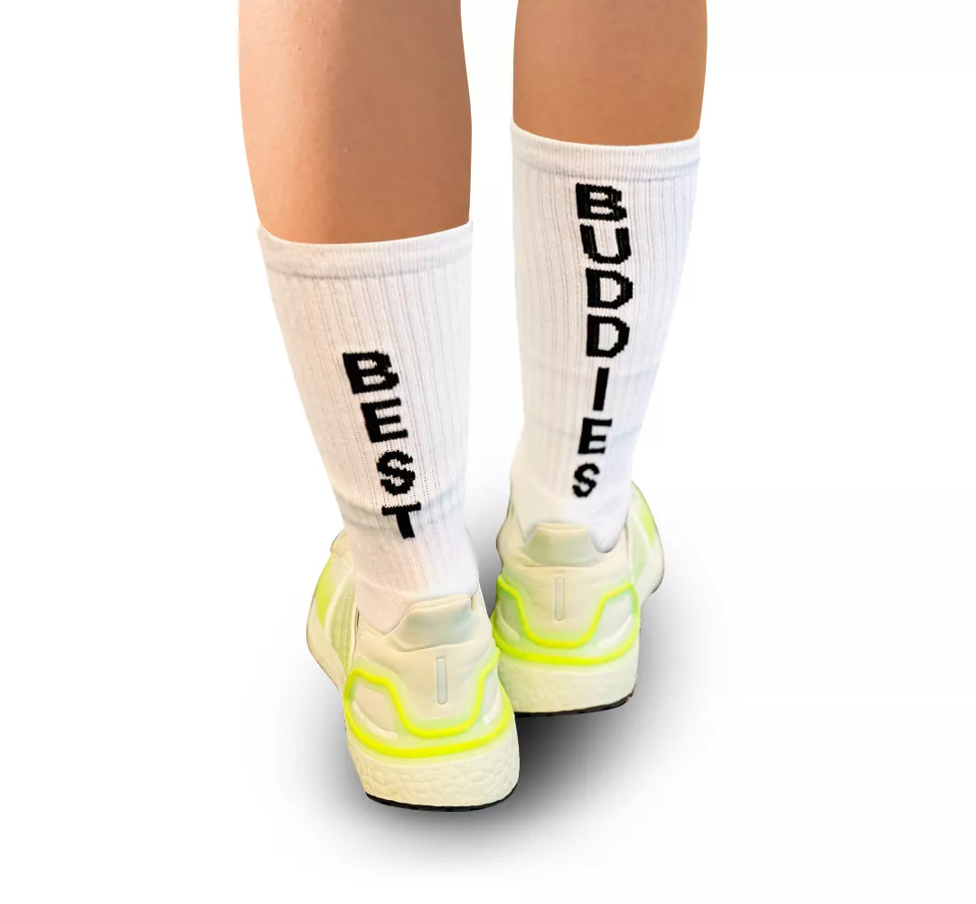 Best Buddies White Socks